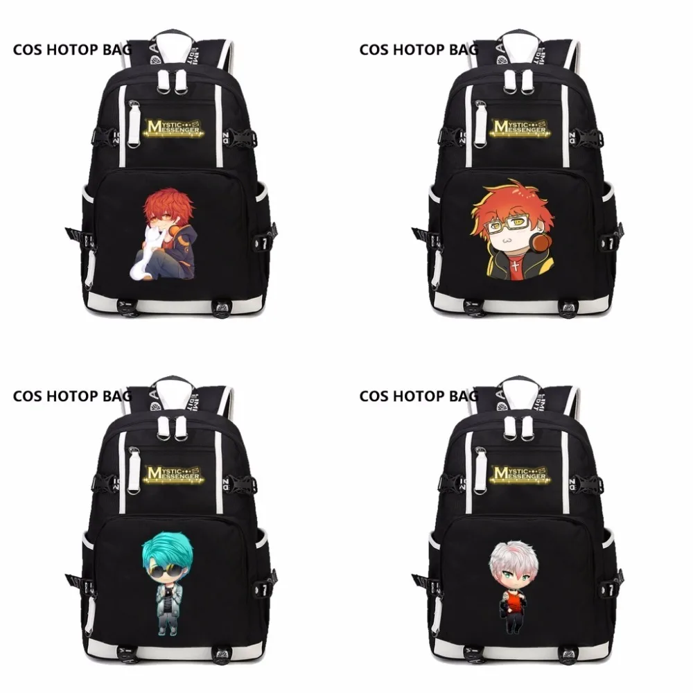 anime Mystic Messenger 707 cosplay Backpack Canvas students School Bags women men Knapsack shoulder Packsack 7 Style
anime Mystic Messenger 707 cosplay Backpack Canvas students School Bags women men Knapsack shoulder Packsack 7 Style