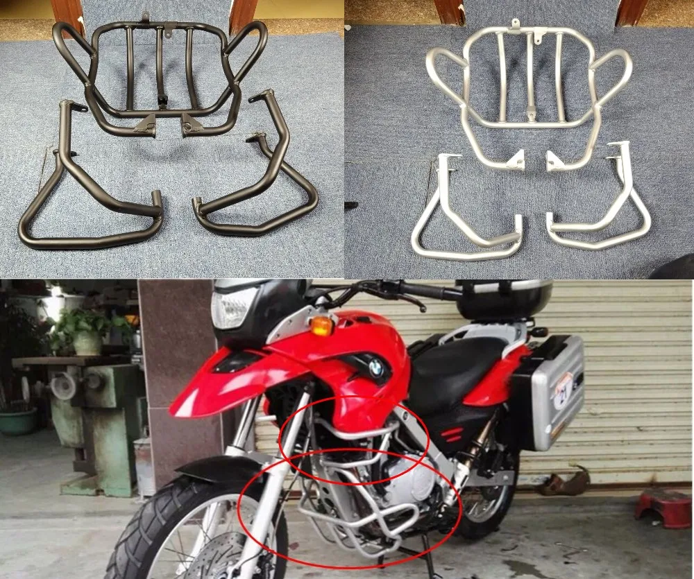 Highway Upper Radiator & Lower Engine Guard Crash Bars Protector for BMW F650GS Dakar G650GS Sertao 1999-2016 99-16 Black Silver
Highway Upper Radiator & Lower Engine Guard Crash Bars Protector for BMW F650GS Dakar G650GS Sertao 1999-2016 99-16 Black Silver