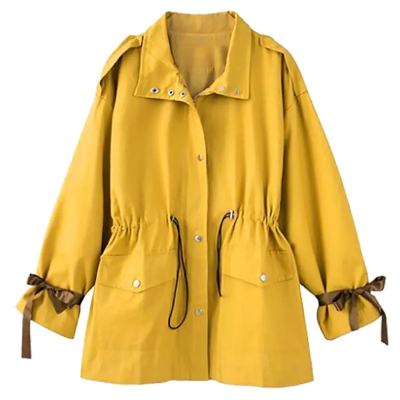 Women Oversized Baseball Jacket with Zip Stand-up Collar Jacket with Slant Pocket Embroidery at Back Ribbed Cuffs and Hem
Women Oversized Baseball Jacket with Zip Stand-up Collar Jacket with Slant Pocket Embroidery at Back Ribbed Cuffs and Hem