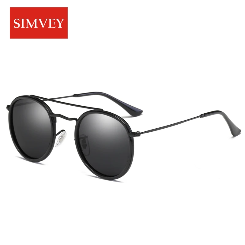 Simvey Women's Fashion Brand Designer Vintage Round Metal Frame Sunglasses Retro Polarized Double Bridge Circle Sunglasses
Simvey Women's Fashion Brand Designer Vintage Round Metal Frame Sunglasses Retro Polarized Double Bridge Circle Sunglasses