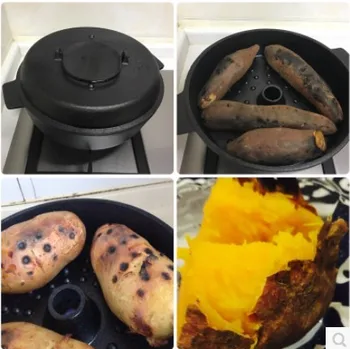 Flat bottom cast iron thermal cooker old manual pan multifunctional electromagnetic oven pot roasted sweet potato dry baked 28cm
Flat bottom cast iron thermal cooker old manual pan multifunctional electromagnetic oven pot roasted sweet potato dry baked 28cm