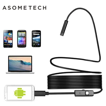 Mini 7mm Lens Mirco USB OTG Endoscope Inspection Camera 1M/1.5M/2M/3.5M/5M Waterproof Snake Pipe Android Borescope Camera
Mini 7mm Lens Mirco USB OTG Endoscope Inspection Camera 1M/1.5M/2M/3.5M/5M Waterproof Snake Pipe Android Borescope Camera