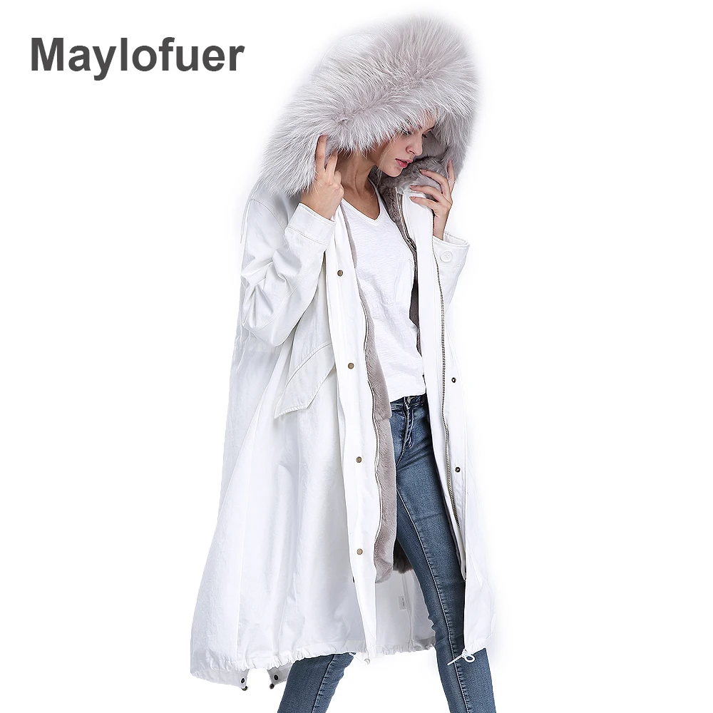 Long real raccoon fur collar parka hooded female fur jacket detachable natural rex rabbit fur liner coats for women winter warm
Long real raccoon fur collar parka hooded female fur jacket detachable natural rex rabbit fur liner coats for women winter warm