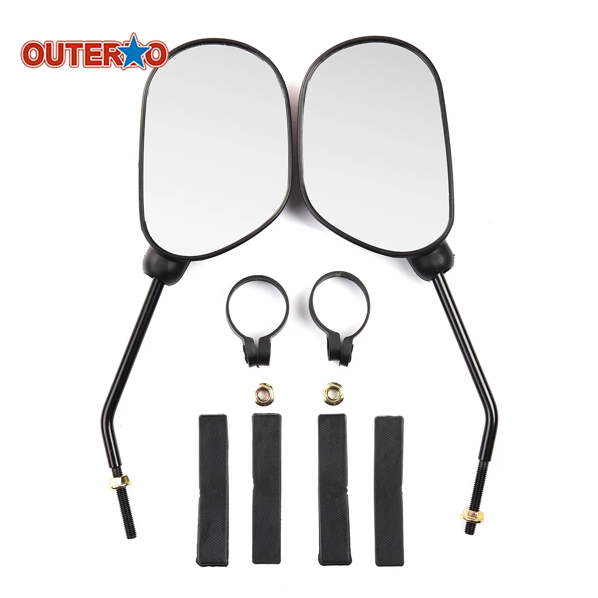OUTERDO 1 Pair New Bicycle Bike Mobility Scooter Handlebar Mirrors With Safety Reflectors High Quality Bicycle Accessories
OUTERDO 1 Pair New Bicycle Bike Mobility Scooter Handlebar Mirrors With Safety Reflectors High Quality Bicycle Accessories
