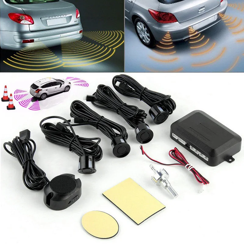 DC 12V Vehicle 4 Sensor Pure Buzzer Radar Car Parking Sensor Kit Reverse Backup Radar Sound Alert Alarm 0.25 W
DC 12V Vehicle 4 Sensor Pure Buzzer Radar Car Parking Sensor Kit Reverse Backup Radar Sound Alert Alarm 0.25 W