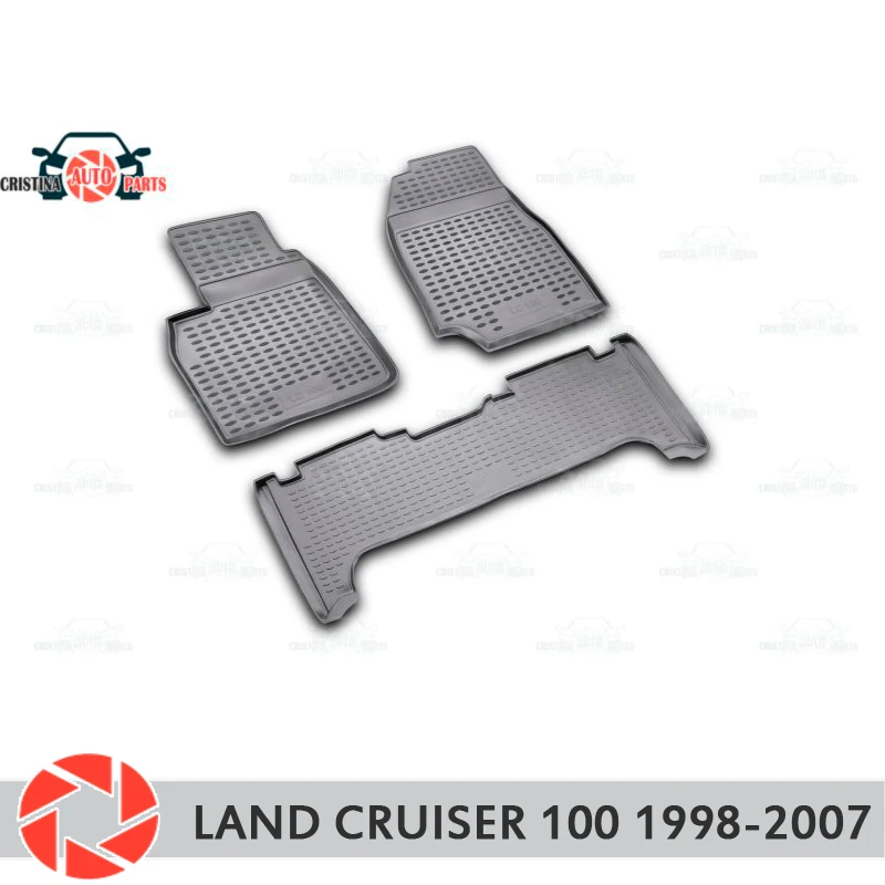 Floor mats for Toyota Land Cruiser 100 1998-2007 rugs non slip polyurethane dirt protection interior car styling accessories
Floor mats for Toyota Land Cruiser 100 1998-2007 rugs non slip polyurethane dirt protection interior car styling accessories
