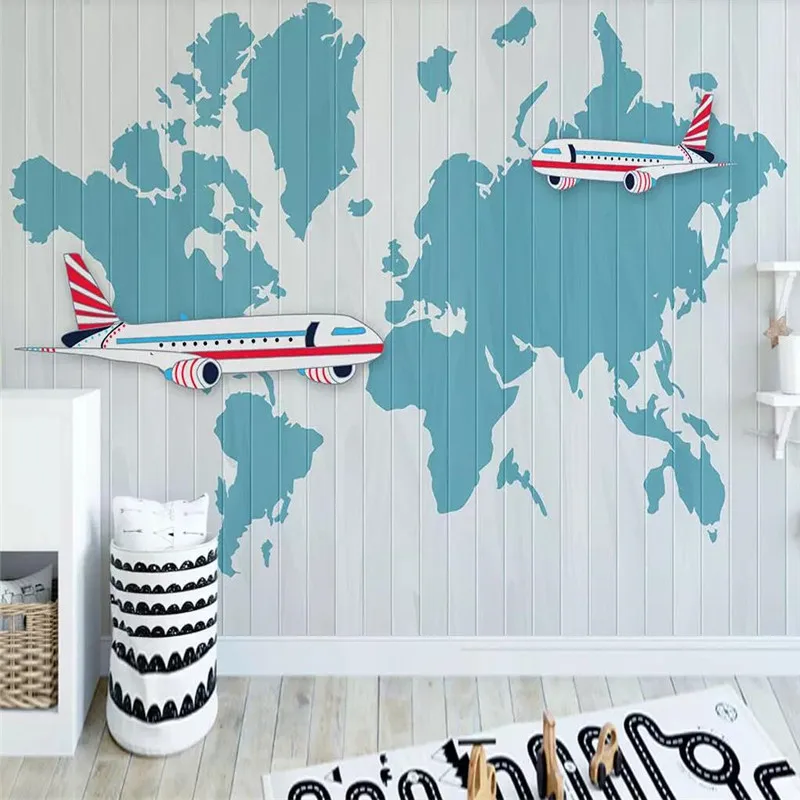 Cartoon map boy children room wooden plank wall professional making mural factory wholesale wallpaper mural poster photo wall
Cartoon map boy children room wooden plank wall professional making mural factory wholesale wallpaper mural poster photo wall