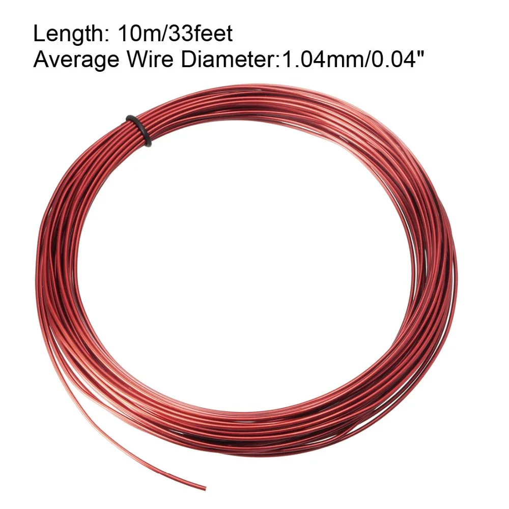 Uxcell 33' Length Magnet Wire Enameled Copper Wire Winding Coil 1.04/1.06/1.12/1.18/1.25/1.3/1.35/1.4mm Dia for Transformers
Uxcell 33' Length Magnet Wire Enameled Copper Wire Winding Coil 1.04/1.06/1.12/1.18/1.25/1.3/1.35/1.4mm Dia for Transformers