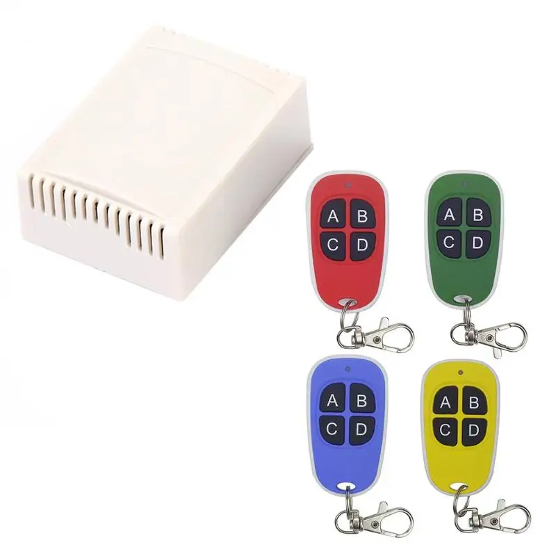 433MHz DC24V Intelligent Relay 4CH Wireless Remote Control Panel Smart Switch Transmitter Module+Receiver for Garage Door
433MHz DC24V Intelligent Relay 4CH Wireless Remote Control Panel Smart Switch Transmitter Module+Receiver for Garage Door