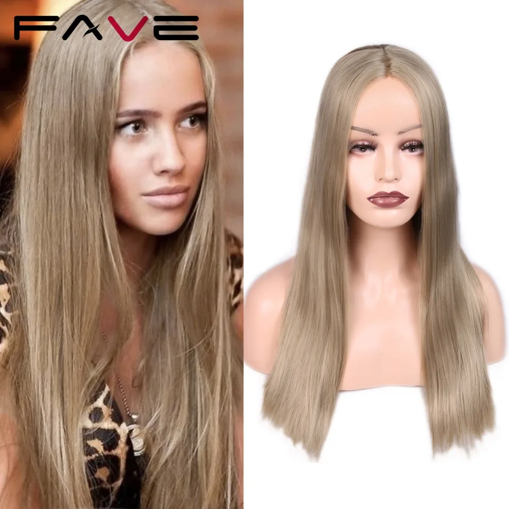 FAVE Synthetic Lace front Wig Silk Straight Light Brown Blonde Middle Part 24 Inches Frontal Lace Wigs For Women Cosplay
FAVE Synthetic Lace front Wig Silk Straight Light Brown Blonde Middle Part 24 Inches Frontal Lace Wigs For Women Cosplay