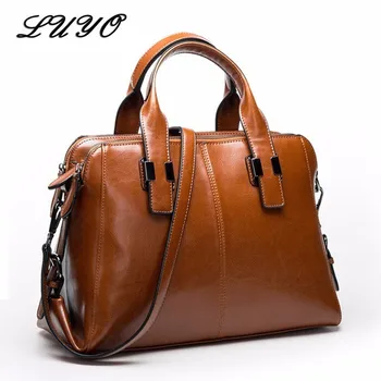 LUYO Real Natural Leather Ladies Luxury HandBags Women Genuine Leather Bags For Women Totes Messenger Bag Hign Quality Designer
LUYO Real Natural Leather Ladies Luxury HandBags Women Genuine Leather Bags For Women Totes Messenger Bag Hign Quality Designer