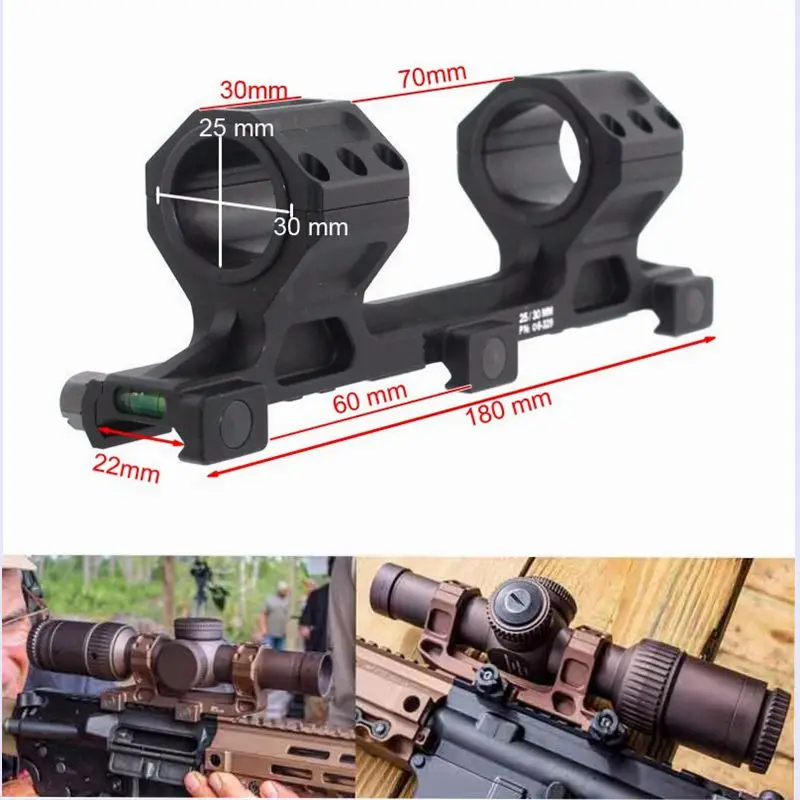 25mm to 30mm Double Cantilever Heavy Duty Scope Mount fit 20mm Picatinny Rail(ht055)
25mm to 30mm Double Cantilever Heavy Duty Scope Mount fit 20mm Picatinny Rail(ht055)