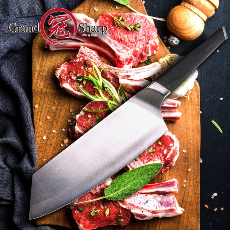 Chef Knife 7.7 Inch Cleaver Knife 3 Layers Japanese AUS-10 Stainless Steel Kitchen Knives Vegetables Fish Meat Cooking Tools NEW 
Chef Knife 7.7 Inch Cleaver Knife 3 Layers Japanese AUS-10 Stainless Steel Kitchen Knives Vegetables Fish Meat Cooking Tools NEW