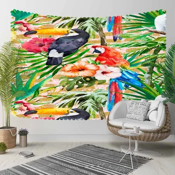 Else Tropical Green Jungle Leaves Red Blue Parrots 3D Print Decorative Hippi Bohemian Wall Hanging Landscape Tapestry Wall Art
Else Tropical Green Jungle Leaves Red Blue Parrots 3D Print Decorative Hippi Bohemian Wall Hanging Landscape Tapestry Wall Art