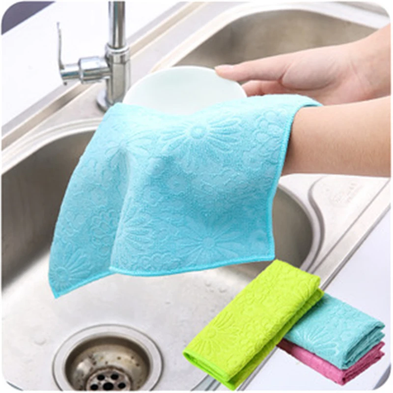 Cleaning supplies dishcloth water absorbent wool thickening washing dishcloth polychromatic locking edge no oil dishwash
Cleaning supplies dishcloth water absorbent wool thickening washing dishcloth polychromatic locking edge no oil dishwash