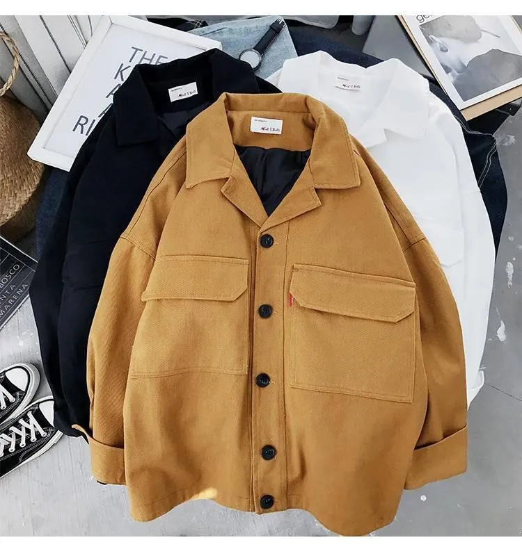 Obrix Female Autumn Spring Loose Casual Style Jacket Square Collar V-Neck Full Sleeve Buttons Pockets Streetwear Jacket
Obrix Female Autumn Spring Loose Casual Style Jacket Square Collar V-Neck Full Sleeve Buttons Pockets Streetwear Jacket
