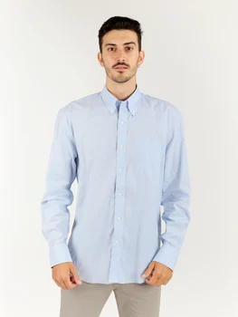 Light blue shirt with pocket-regular fit
Light blue shirt with pocket-regular fit
