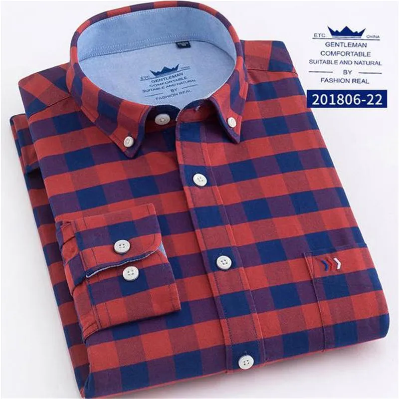 Plaid Shirts Men Checkered Button Down Long Sleeve Casual Shirts Oxford Casual Suits Slim Fit Tee Dress Shirts Blouse Top man
Plaid Shirts Men Checkered Button Down Long Sleeve Casual Shirts Oxford Casual Suits Slim Fit Tee Dress Shirts Blouse Top man