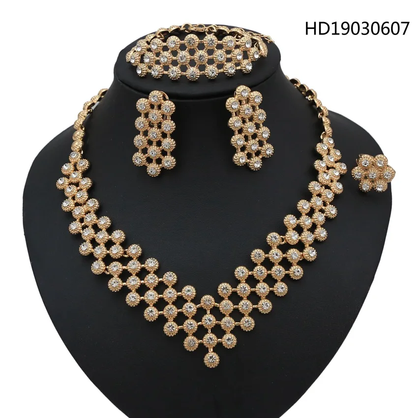 Yulaili Free shipping Fashion Luxury Wedding Bridal Jewelry Sets for Women Necklace Bracelet Ring Earring Set Crystal Jewelry
Yulaili Free shipping Fashion Luxury Wedding Bridal Jewelry Sets for Women Necklace Bracelet Ring Earring Set Crystal Jewelry