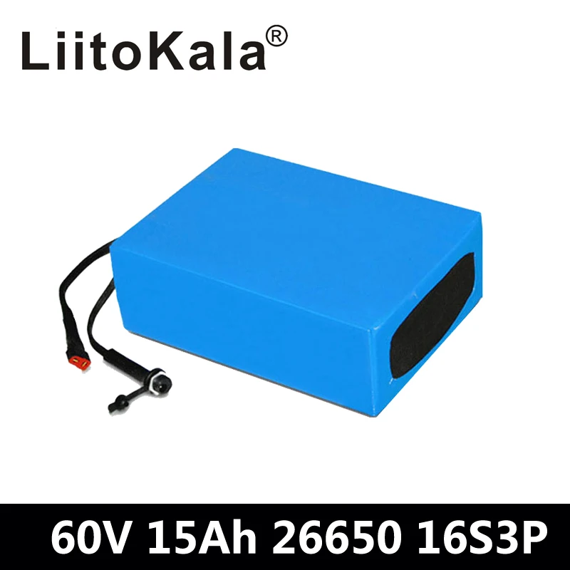 LiitoKala 60V 15AH Waterproof Lithium ion eBike Battery 60V 1000W 1800W electric Scooter battery US EU AU No Tax
LiitoKala 60V 15AH Waterproof Lithium ion eBike Battery 60V 1000W 1800W electric Scooter battery US EU AU No Tax