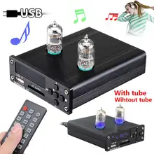 6J1 vakumlu tüp Ön Amplifikatör Stereo Preamp USB DAC HiFi Kayıpsız Müzik Çalar Dayanıklı Kaliteli(China)