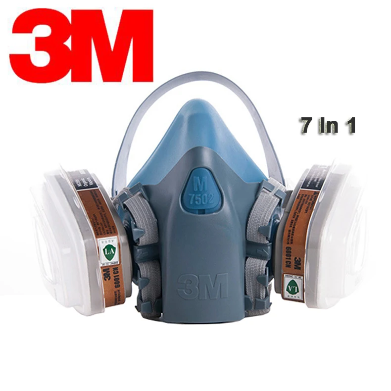 3M Dust Mask 7 in 1 Suit 7502 6001CN KN95 Filter Cartridge Organic Gas Steam Benzene Gasoline Acetone Carbon Dioxide
3M Dust Mask 7 in 1 Suit 7502 6001CN KN95 Filter Cartridge Organic Gas Steam Benzene Gasoline Acetone Carbon Dioxide
