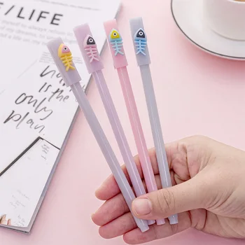 4 pc/lot Fish bone cute Gel ink pen/creative student office water pen / signature pen/children gift/stationery supplies
4 pc/lot Fish bone cute Gel ink pen/creative student office water pen / signature pen/children gift/stationery supplies
