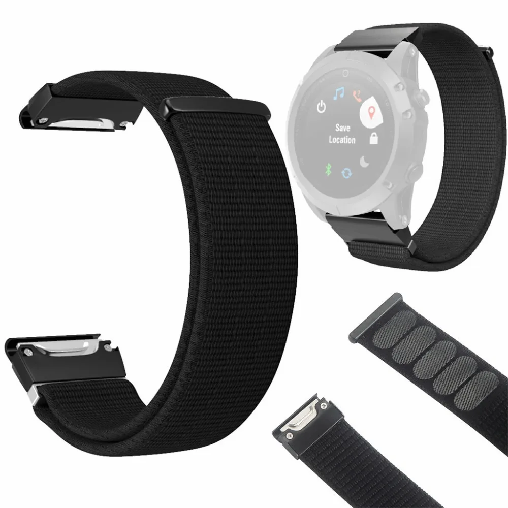 Replacement Nylon Sport Loop Wrist Watch Band Strap for Garmin Fenix 5/5 Plus Bracelet Watch Band Smart Watch Replacement Band
Replacement Nylon Sport Loop Wrist Watch Band Strap for Garmin Fenix 5/5 Plus Bracelet Watch Band Smart Watch Replacement Band