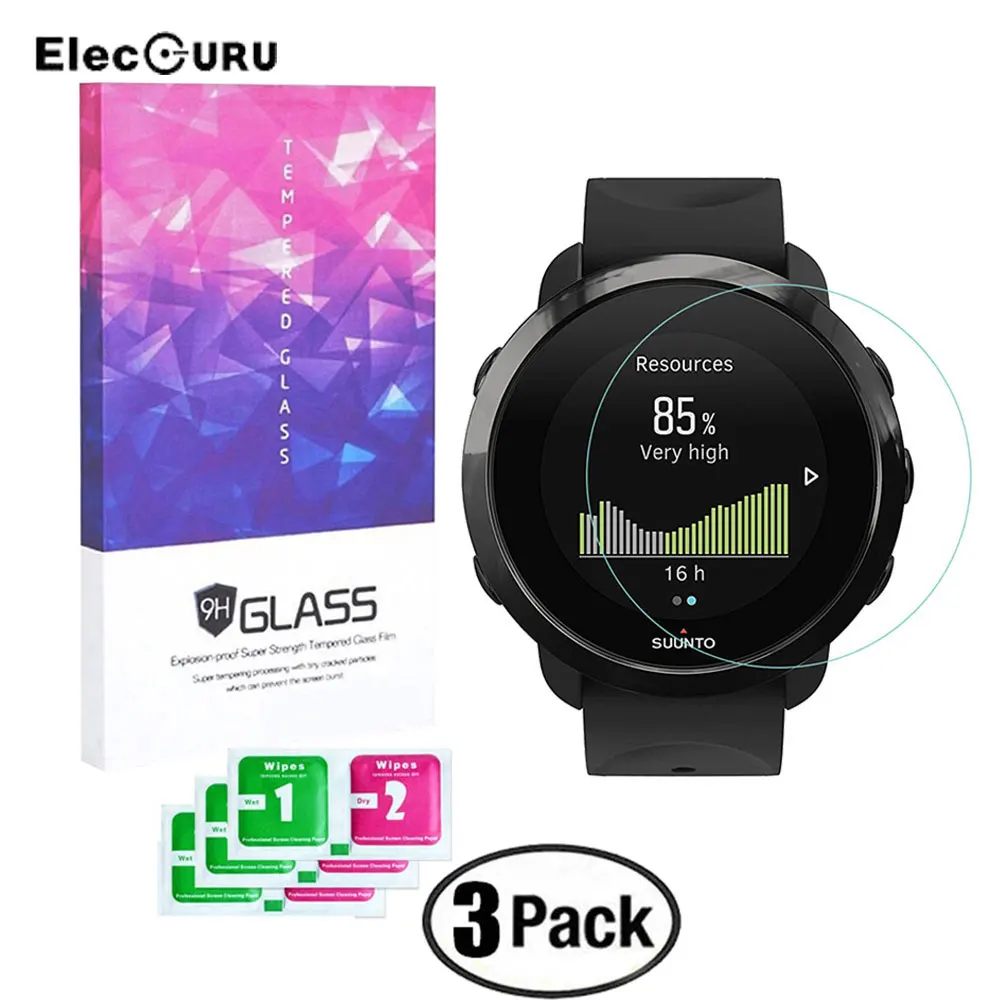 3pcs Screen Protector For Suunto 3 Fitness 9H Tempered Glass 2.5D Explosion Proof Anti-shatter Glass Bubble-free Protective Film
3pcs Screen Protector For Suunto 3 Fitness 9H Tempered Glass 2.5D Explosion Proof Anti-shatter Glass Bubble-free Protective Film