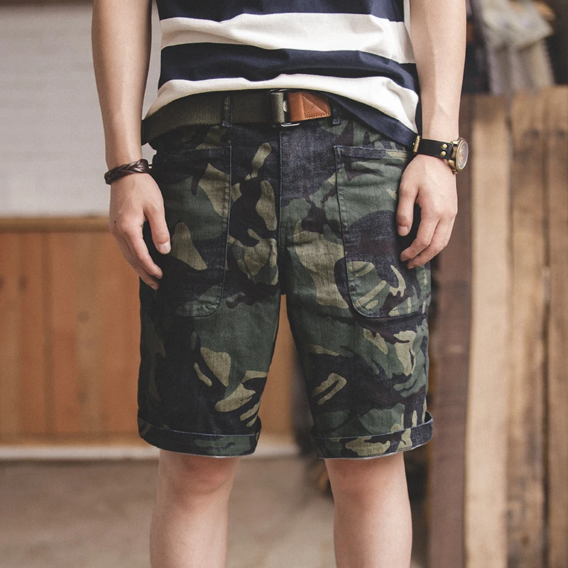 Maden Men Short Pants Retro Army Green Casual Cotton Camouflage Military Beach Clothing Knee Length Loose Big Pockets Bottoms
Maden Men Short Pants Retro Army Green Casual Cotton Camouflage Military Beach Clothing Knee Length Loose Big Pockets Bottoms