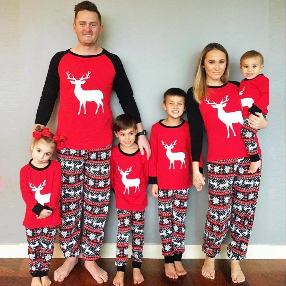 Kids Adult Family Matching Outfits Cotton Pajamas Set Printted Sleepwear Nightwear New Years Costume Nightgown Dress Sets
Kids Adult Family Matching Outfits Cotton Pajamas Set Printted Sleepwear Nightwear New Years Costume Nightgown Dress Sets