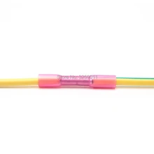 1 PCS BHT 1.25 Solda Luva Nylon de Dissipadores de Calor Bundas Fio Elétrico Tala Friso Terminais Do Conector À Prova D' Água Rosa 22-16 AWG(China)