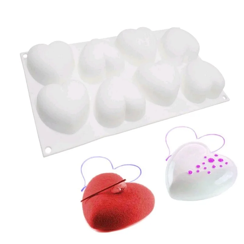 Valentine's Day Pastry Dessert Cakes Mousse Holes Baking Mold Silicone Heart Pattern Kitchen Tools Gadgets Dropshipping Mould 
Valentine's Day Pastry Dessert Cakes Mousse Holes Baking Mold Silicone Heart Pattern Kitchen Tools Gadgets Dropshipping Mould