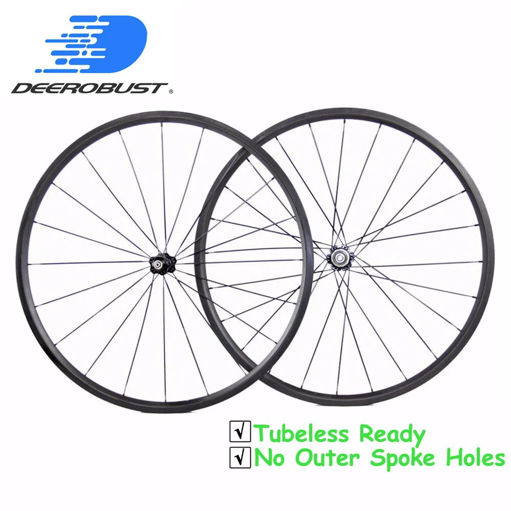 Tubeless Compatible Standard 700c 24mm Carbon Clincher Road Bike Wheels Bicycle Wheel set with Powerway/Novatec Hubs 20 24 Holes
Tubeless Compatible Standard 700c 24mm Carbon Clincher Road Bike Wheels Bicycle Wheel set with Powerway/Novatec Hubs 20 24 Holes