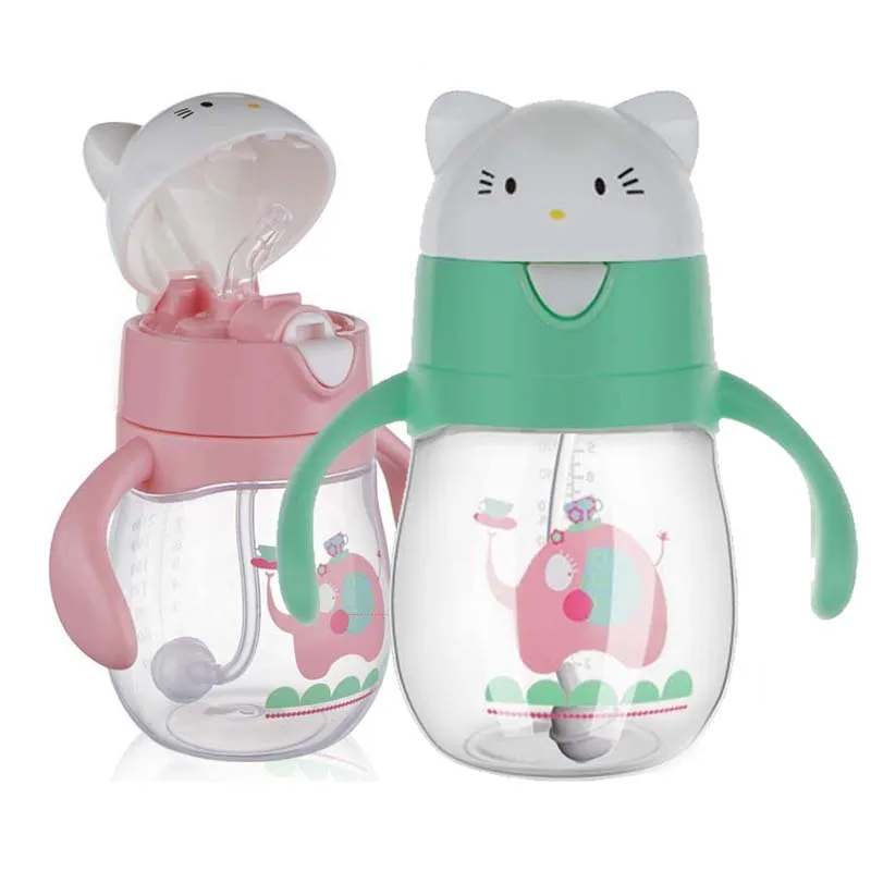 BPA Free 360 Degrees Infant Water Bottle 270 ML Rotated With Double Handle Training Feeding Safe Leakproof Cup Baby Drinker
BPA Free 360 Degrees Infant Water Bottle 270 ML Rotated With Double Handle Training Feeding Safe Leakproof Cup Baby Drinker