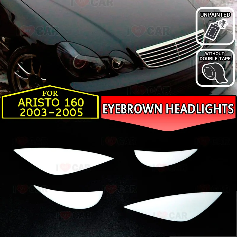 For Toyota Aristo 160 1997-2004 eyebrows headlights eyelids car styling trim stickers cover brows eyelids trims tuning decor
For Toyota Aristo 160 1997-2004 eyebrows headlights eyelids car styling trim stickers cover brows eyelids trims tuning decor
