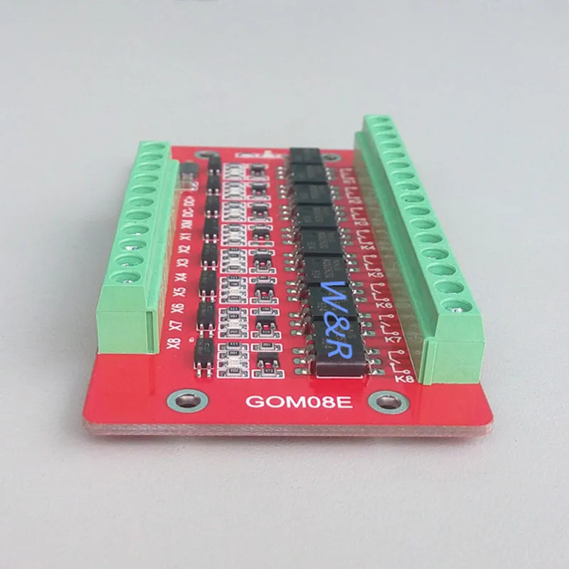 GOM08E-3A 8-channel solid state relay module / high or low level trigger / 60V / 3A optocoupler isolated output / level shifting
GOM08E-3A 8-channel solid state relay module / high or low level trigger / 60V / 3A optocoupler isolated output / level shifting