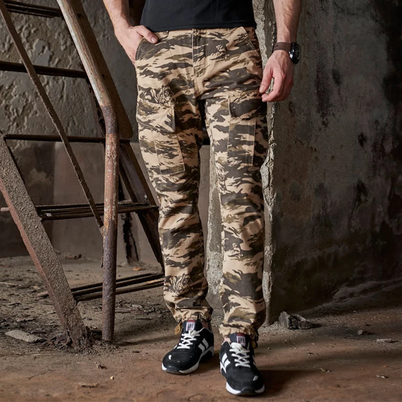 Cargo Camo Pants Men Military Style Tactical Combat Pants Men Casual Cotton Multi Pocket Loose Camouflage Work Long Trousers CS
Cargo Camo Pants Men Military Style Tactical Combat Pants Men Casual Cotton Multi Pocket Loose Camouflage Work Long Trousers CS