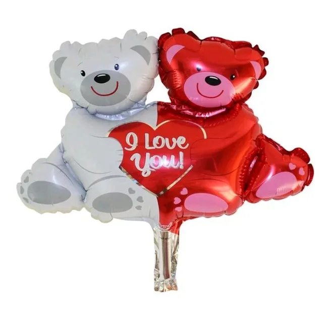 4PCS Double Bear Hug Heart Foil Balloons Aluminum Foil Cartoon Bear Animals Balloons for Valentine's Party Balloon Decorations (
4PCS Double Bear Hug Heart Foil Balloons Aluminum Foil Cartoon Bear Animals Balloons for Valentine's Party Balloon Decorations (