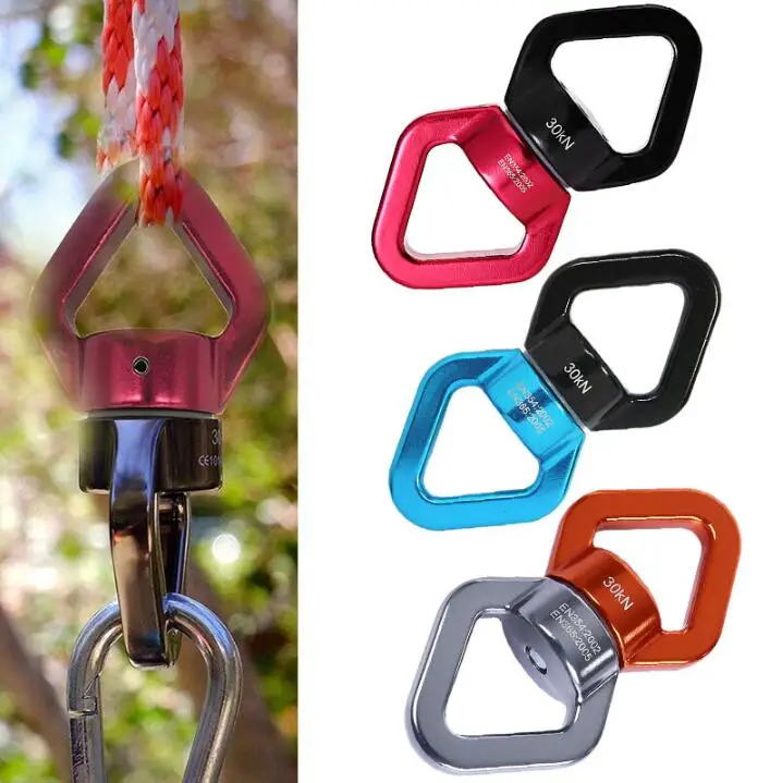 100 Pcs Safety Rappel Device 360 Rotator Rope Swivel Connector Outdoor for Carabiner Rock Climbing Hammock/Swing
100 Pcs Safety Rappel Device 360 Rotator Rope Swivel Connector Outdoor for Carabiner Rock Climbing Hammock/Swing