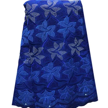 Blue swiss lace fabric Latest style nigerian swiss voile lace with stoens embroidery cotton lace for dress JJ103-2
Blue swiss lace fabric Latest style nigerian swiss voile lace with stoens embroidery cotton lace for dress JJ103-2
