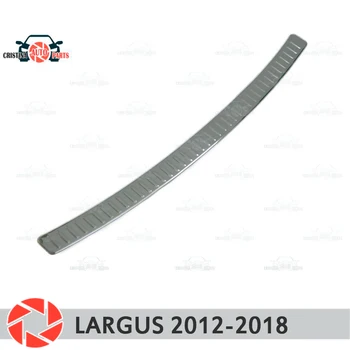 Plate cover rear bumper for Lada Largus 2012-2018 protection plate car styling decoration accessories molding stamp
Plate cover rear bumper for Lada Largus 2012-2018 protection plate car styling decoration accessories molding stamp