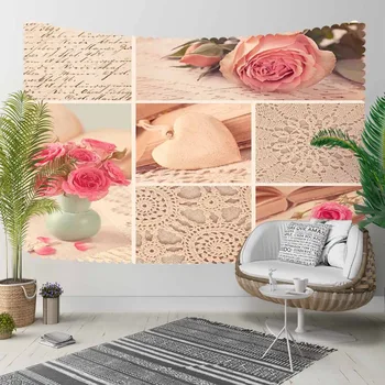 Else Vintage Gray Lace Pink Roses Flowers Patchwork 3D Print Decorative Hippi Bohemian Wall Hanging Landscape Tapestry Wall Art
Else Vintage Gray Lace Pink Roses Flowers Patchwork 3D Print Decorative Hippi Bohemian Wall Hanging Landscape Tapestry Wall Art