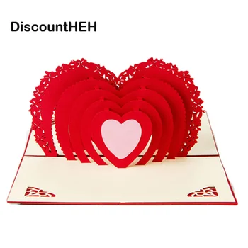 Romantic Paper 3D Laser Up Greeting Gift Cards Valentine's Day Postcards Wishes Couple Etiquette Kraft
Romantic Paper 3D Laser Up Greeting Gift Cards Valentine's Day Postcards Wishes Couple Etiquette Kraft