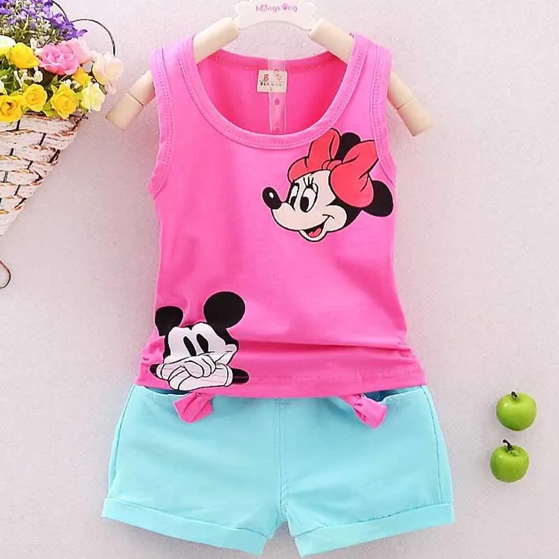 Toddler Clothes Suit Cartoon Kids Short Sleeve Vest + Shorts Sets New 2018 Summer Girl Costume Children's Clothing 0-2Years 2PCS
Toddler Clothes Suit Cartoon Kids Short Sleeve Vest + Shorts Sets New 2018 Summer Girl Costume Children's Clothing 0-2Years 2PCS