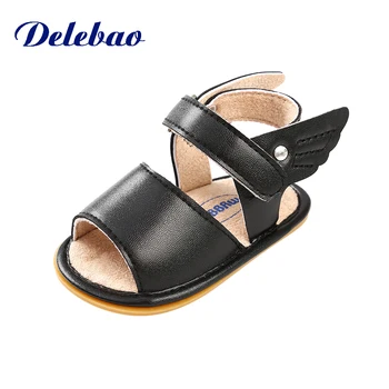Delebao Newborn Baby Boy Girl Summer Sandals PU Wing Infant Toddler Rubber Sole Anti-slip Hook & Loop Baby Shoes
Delebao Newborn Baby Boy Girl Summer Sandals PU Wing Infant Toddler Rubber Sole Anti-slip Hook & Loop Baby Shoes