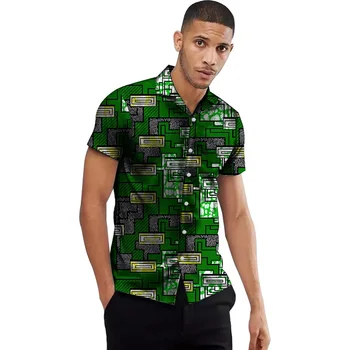 Fashion African Style Print Men Shirts African Men Clothing Dashiki Clothes Batik Printing Fabric Short Sleeve Tops Man Shirt
Fashion African Style Print Men Shirts African Men Clothing Dashiki Clothes Batik Printing Fabric Short Sleeve Tops Man Shirt