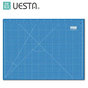 Blue 3.0mm Rectangle Self Healing 5 Layers PVC Quilting Cutting Mat A2 60x45 cm 24x18 inch
Blue 3.0mm Rectangle Self Healing 5 Layers PVC Quilting Cutting Mat A2 60x45 cm 24x18 inch