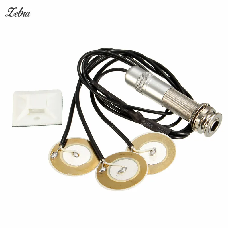 Zebra Electric Guitar Pickup System Piezo Transducers Jack for Guitar Bass Mandolin Banjo Ukulele Violin Pickup+Clamp+Strap
Zebra Electric Guitar Pickup System Piezo Transducers Jack for Guitar Bass Mandolin Banjo Ukulele Violin Pickup+Clamp+Strap