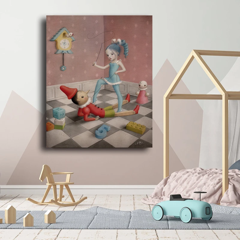 The Girl In Blue Dress By Mark Ryden Art Canvas Poster Oil Painting Wall Picture Print Modern Home Bedroom Decoration
The Girl In Blue Dress By Mark Ryden Art Canvas Poster Oil Painting Wall Picture Print Modern Home Bedroom Decoration